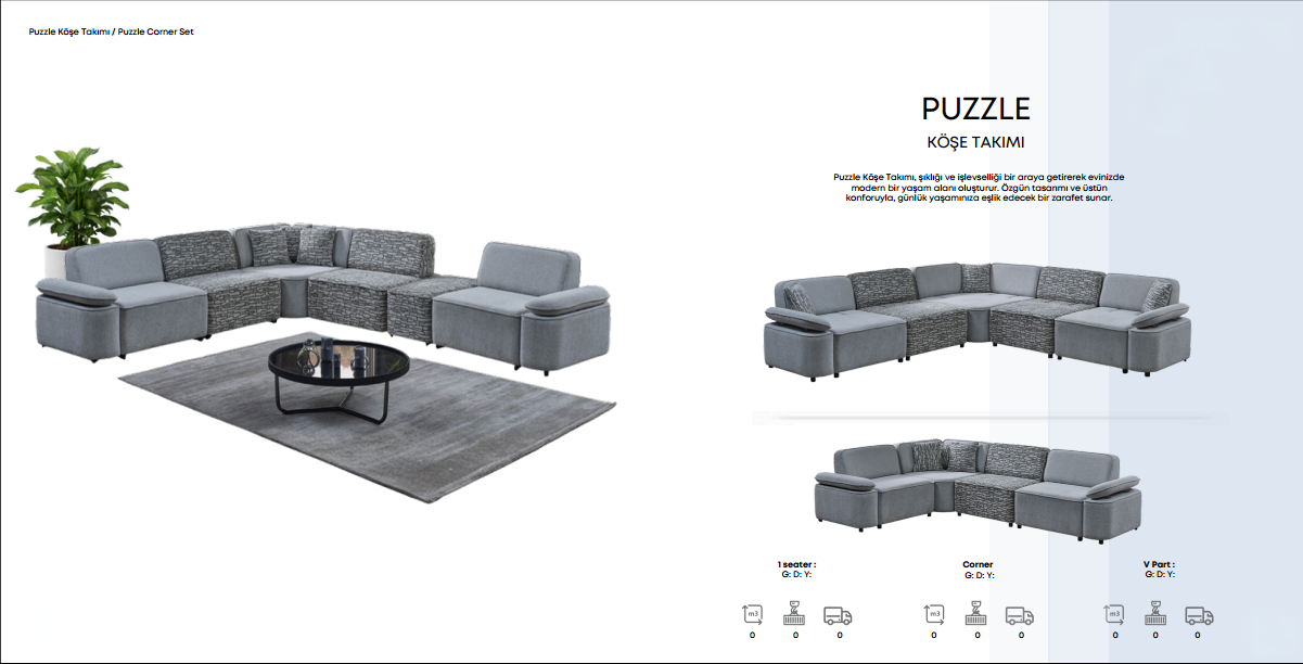 Puzzle Köşe Takımı