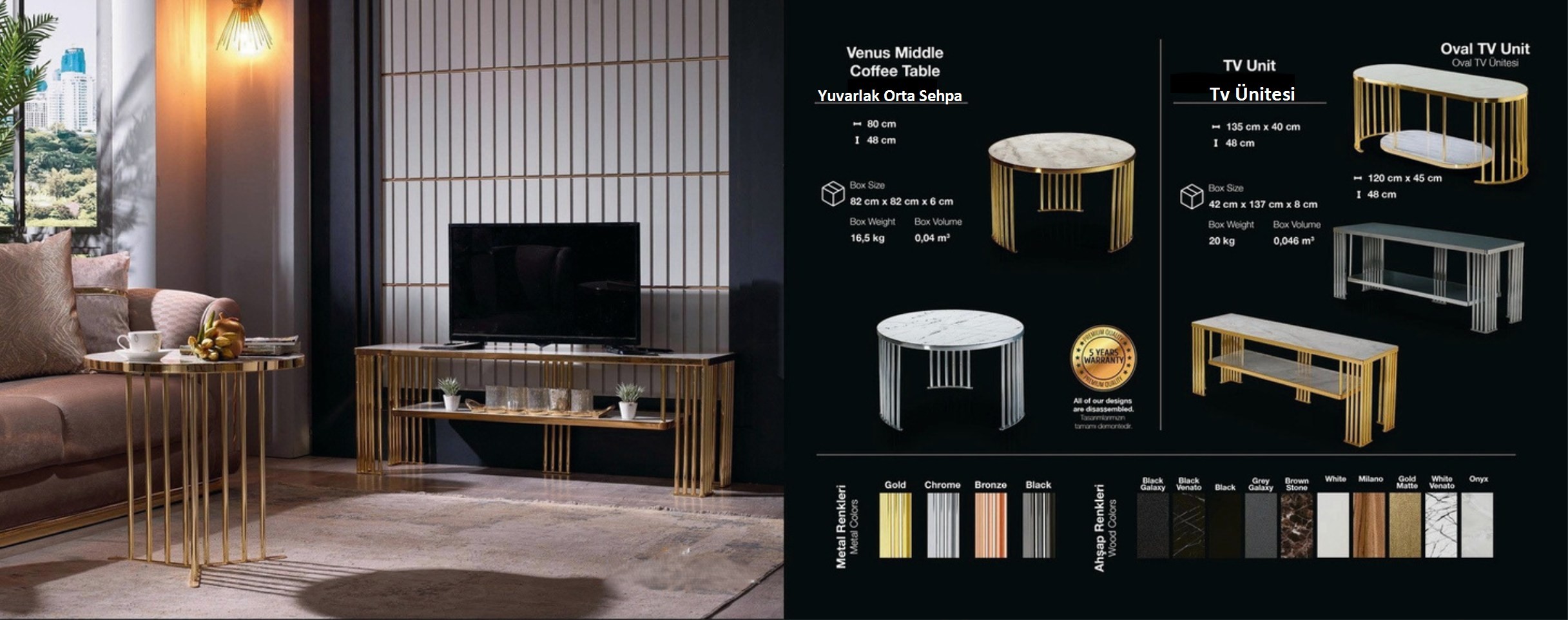 Venüs Orta Sehba ve Tv Ünite