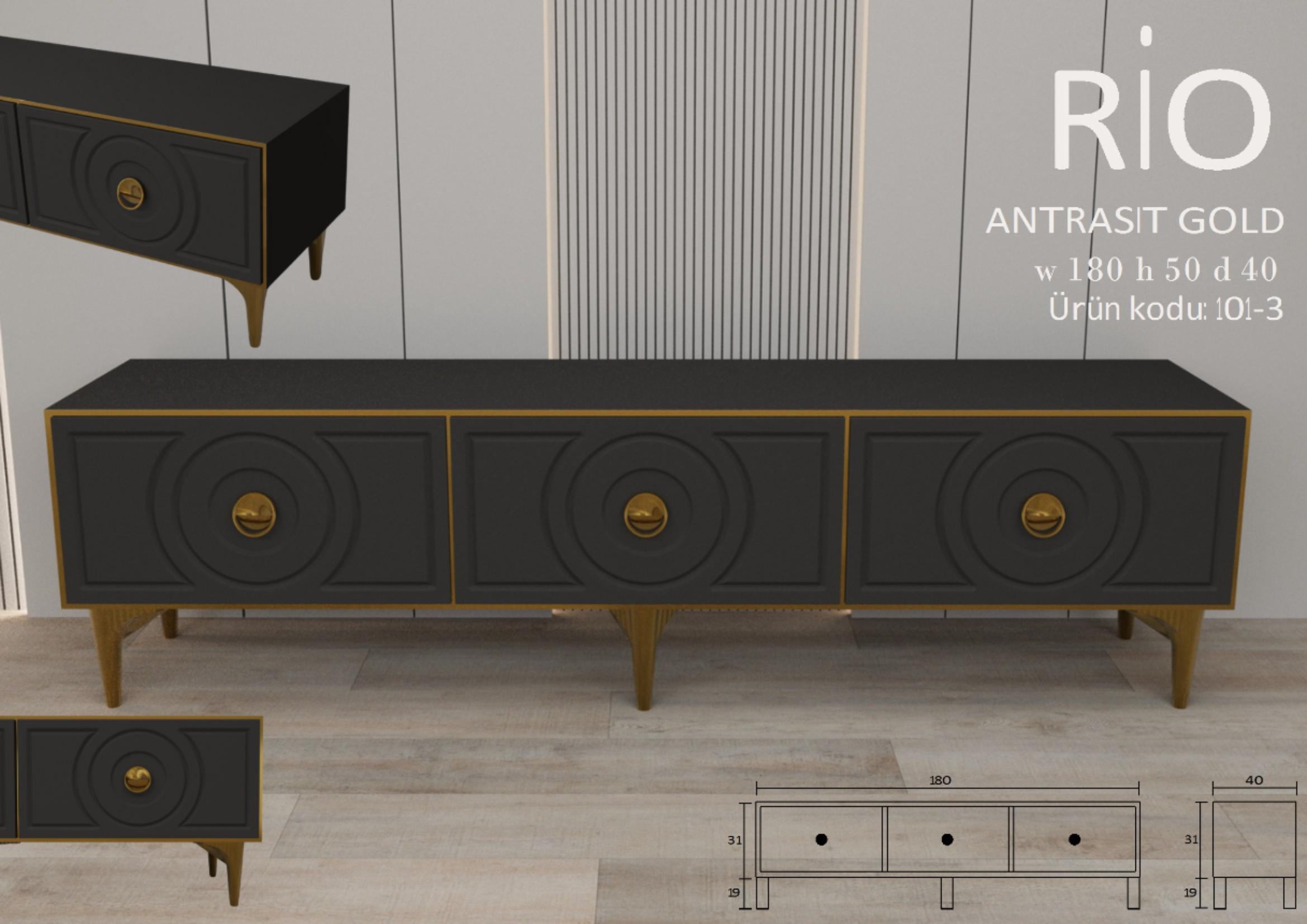 Rio Aytaşı Antrasid Gold Ünite Modeli