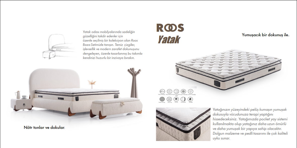 Roos-P Yatak ve Baza