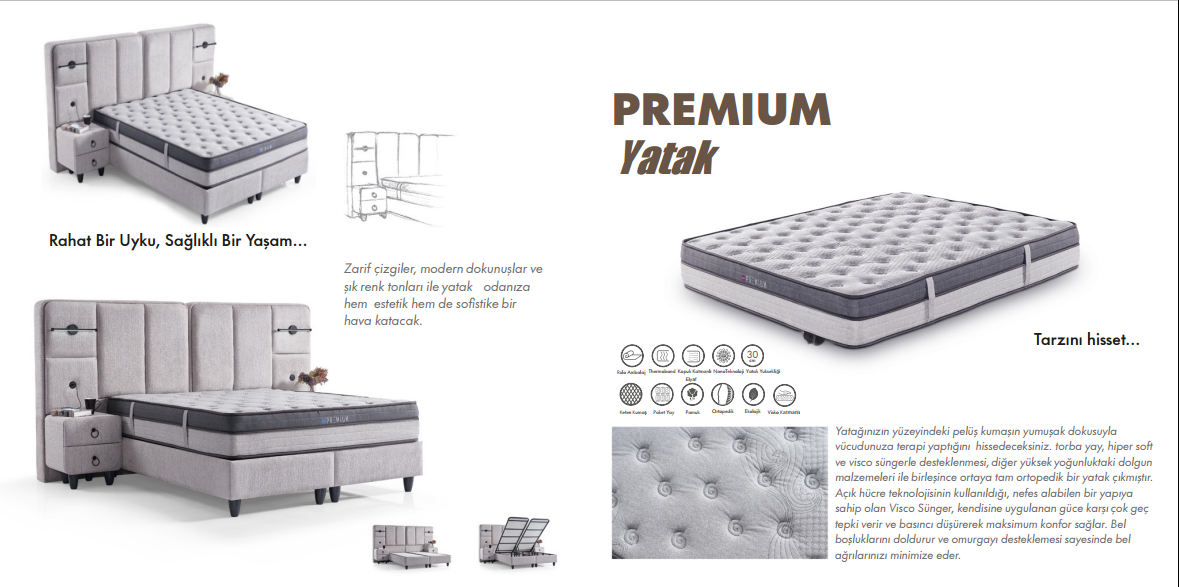 Premium-P Yatak ve Baza