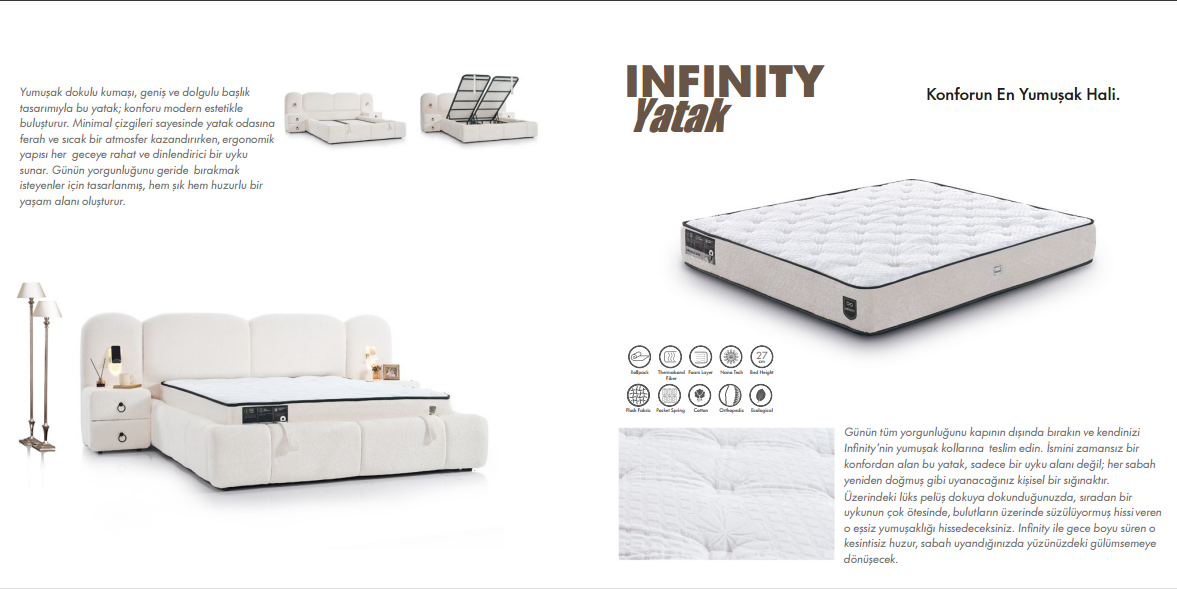 Infiniyit-P Yatak ve Baza